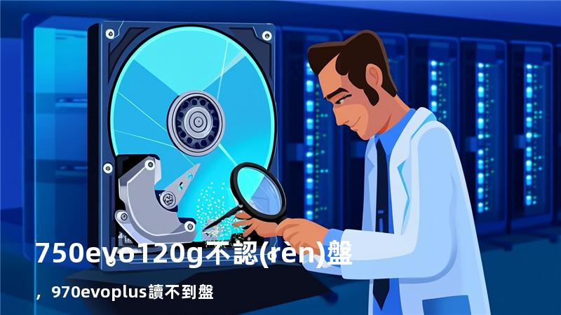 750evo120g不認(rèn)盤，970evo plus讀不到盤