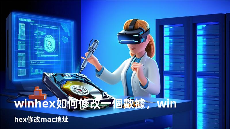 winhex如何修改一個數據，winhex修改mac地址