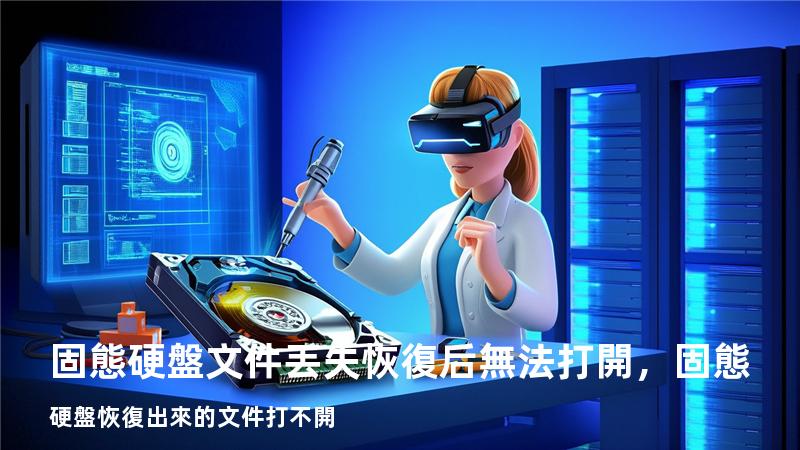 固態硬盤文件丟失恢復后無法打開，固態硬盤恢復出來的文件打不開