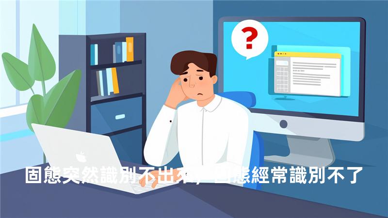 固態突然識別不出來，固態經常識別不了