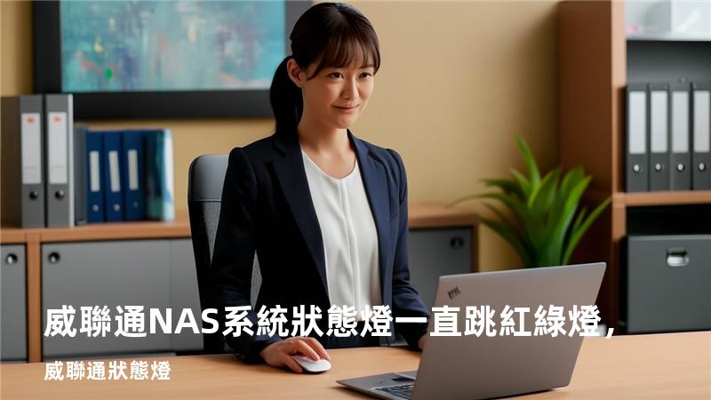 威聯通NAS系統狀態燈一直跳紅綠燈，威聯通 狀態燈