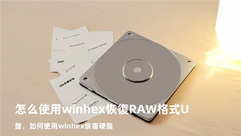 怎么使用winhex恢復RAW格式U盤，如何使用winhex恢復硬盤