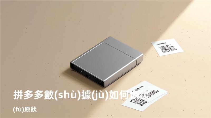 拼多多數(shù)據(jù)如何恢復(fù)原狀