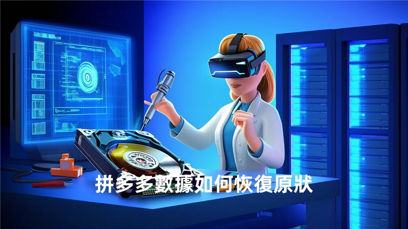 拼多多數據如何恢復原狀