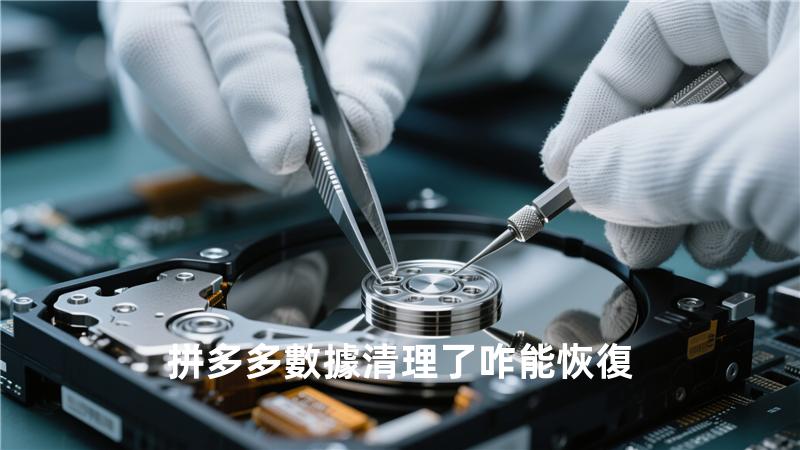 拼多多數據清理了咋能恢復