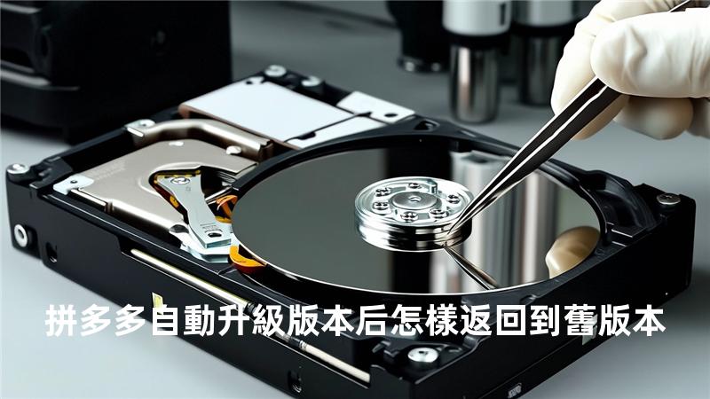 拼多多自動升級版本后怎樣返回到舊版本