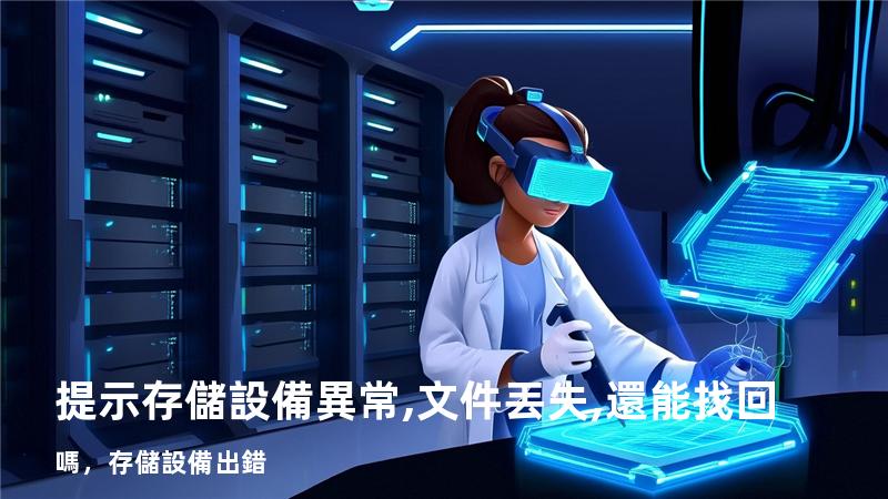 提示存儲設備異常,文件丟失,還能找回嗎，存儲設備出錯