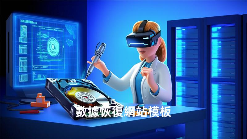 數據恢復網站模板