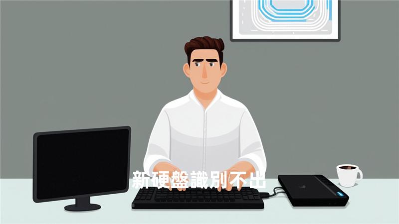 新硬盤識別不出