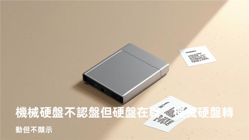 機械硬盤不認盤但硬盤在轉，機械硬盤轉動但不顯示