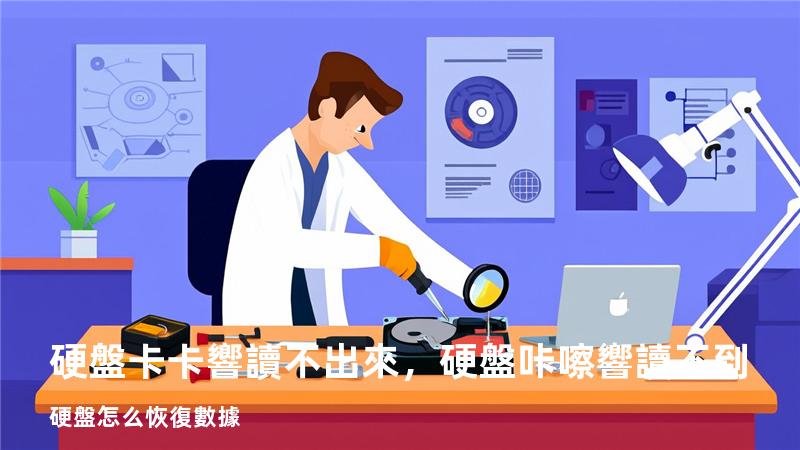 硬盤卡卡響讀不出來，硬盤咔嚓響讀不到硬盤怎么恢復數據