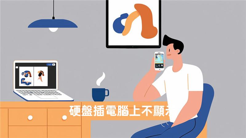 硬盤插電腦上不顯示