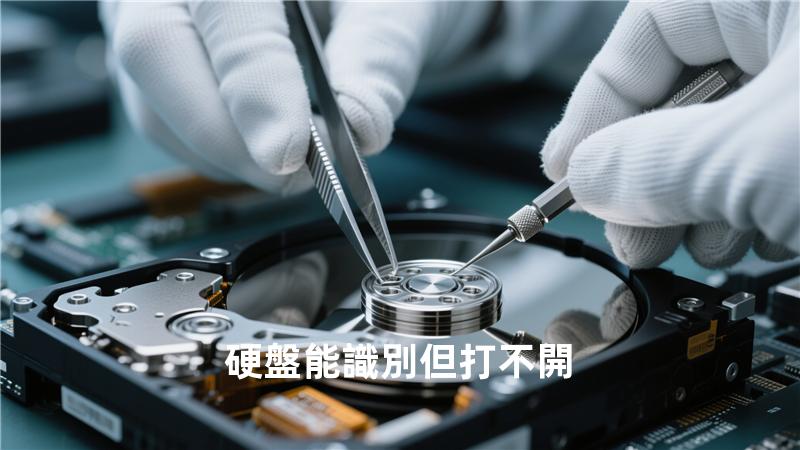 硬盤能識別但打不開