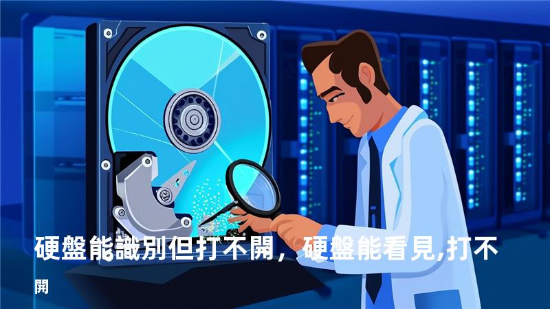 硬盤能識別但打不開，硬盤能看見,打不開