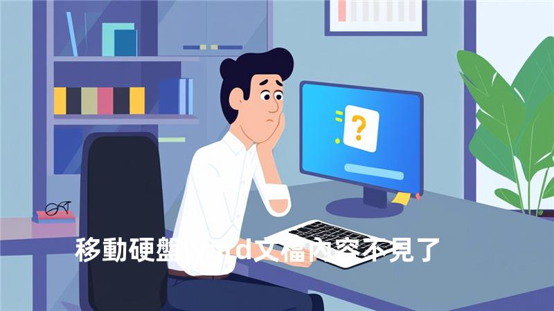 移動硬盤word文檔內容不見了