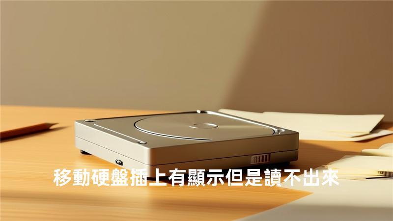 移動硬盤插上有顯示但是讀不出來