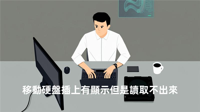 移動硬盤插上有顯示 但是讀取不出來