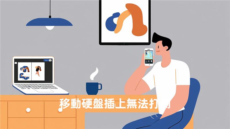 移動硬盤插上無法打開
