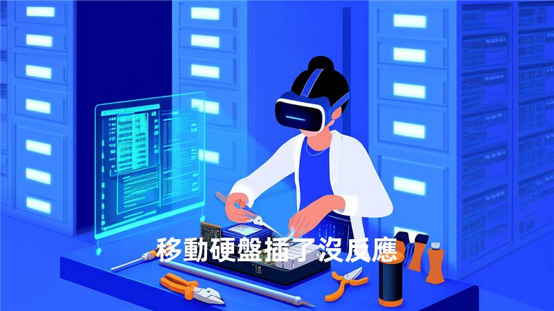 移動硬盤插了沒反應