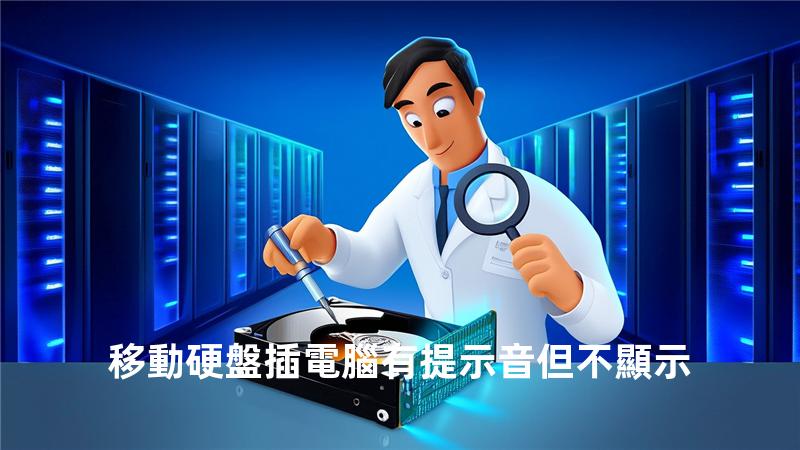 移動硬盤插電腦有提示音但不顯示