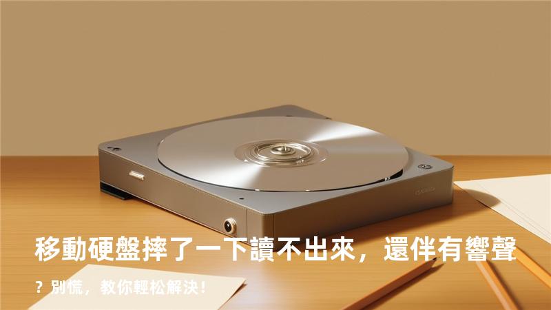 移動硬盤摔了一下讀不出來，還伴有響聲？別慌，教你輕松解決！