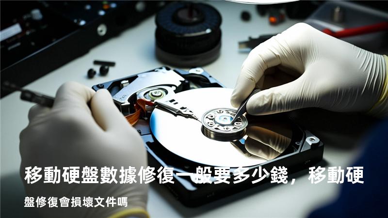 移動硬盤數據修復一般要多少錢，移動硬盤修復會損壞文件嗎