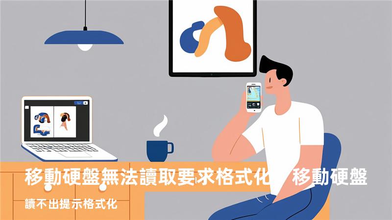 移動硬盤無法讀取要求格式化，移動硬盤讀不出提示格式化