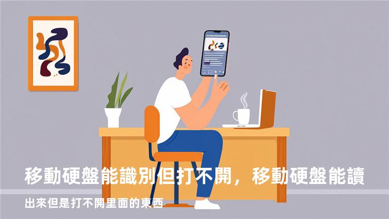 移動硬盤能識別但打不開，移動硬盤能讀出來但是打不開里面的東西