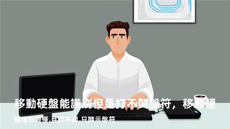 移動硬盤能識別但是打不開盤符，移動硬盤識別很慢,且打不開,只顯示盤符