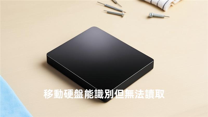 移動硬盤能識別但無法讀取