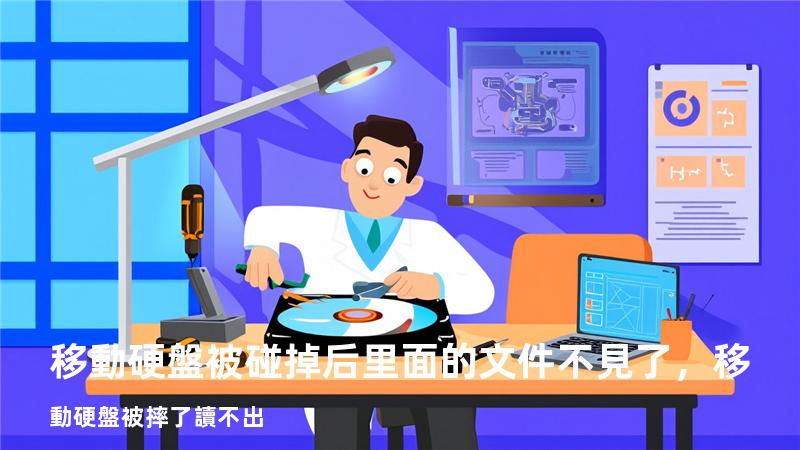 移動硬盤被碰掉后里面的文件不見了，移動硬盤被摔了讀不出