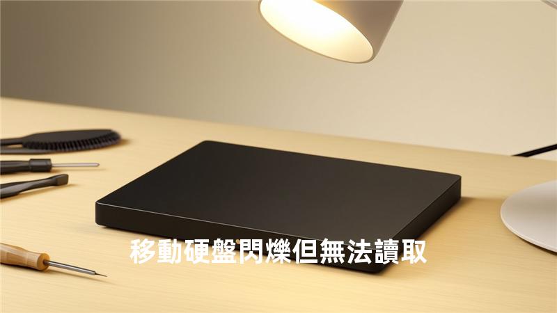 移動硬盤閃爍但無法讀取