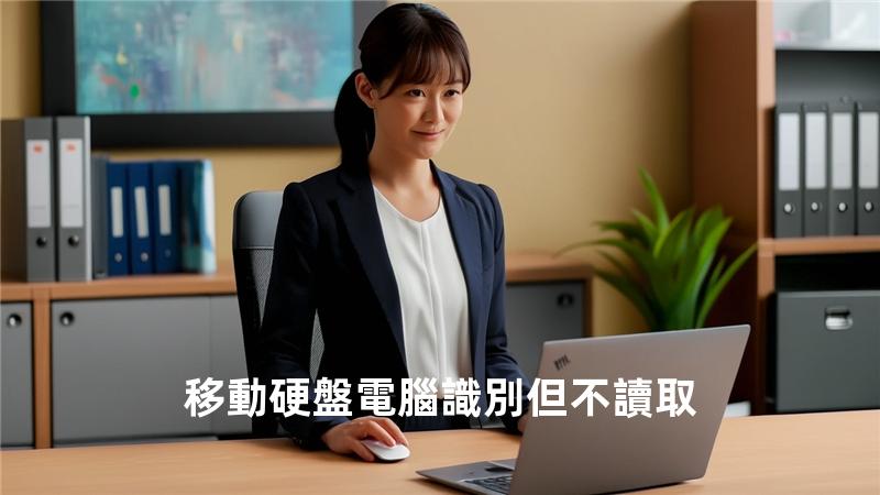 移動硬盤電腦識別但不讀取