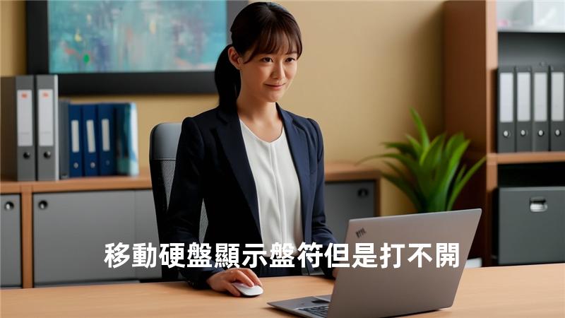 移動硬盤顯示盤符但是打不開