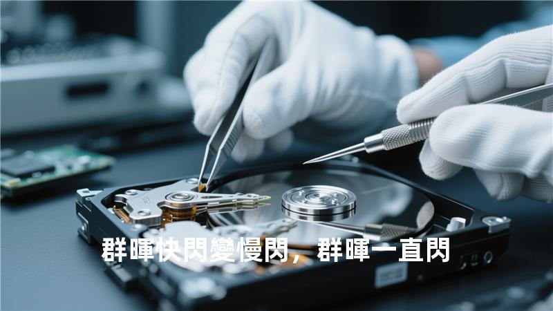 群暉快閃變慢閃，群暉 一直閃