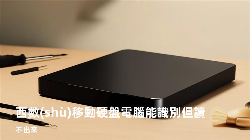 西數(shù)移動硬盤電腦能識別但讀不出來
