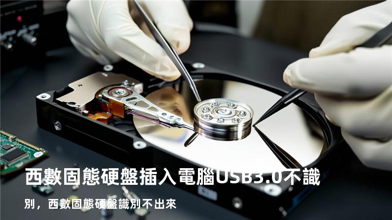 西數固態硬盤插入電腦USB3.0不識別，西數固態硬盤識別不出來