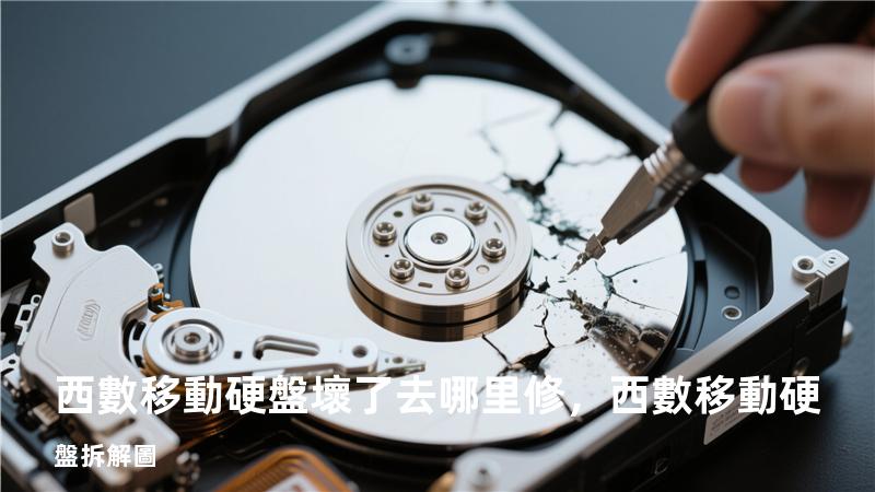 西數移動硬盤壞了去哪里修，西數移動硬盤拆解圖