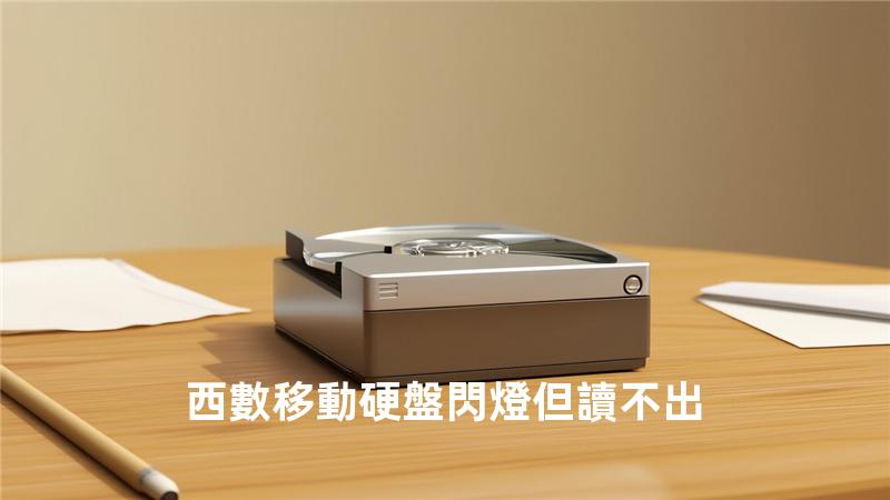 西數移動硬盤閃燈但讀不出