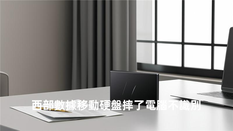 西部數據移動硬盤摔了電腦不識別