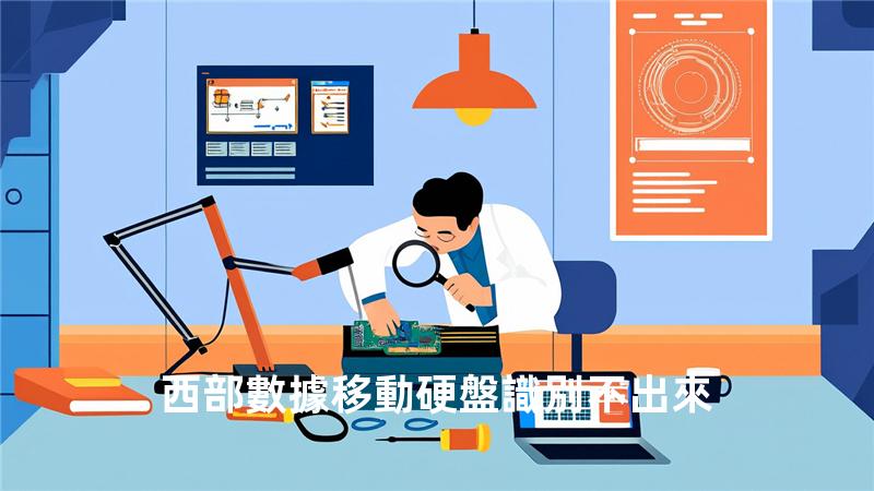 西部數據移動硬盤識別不出來