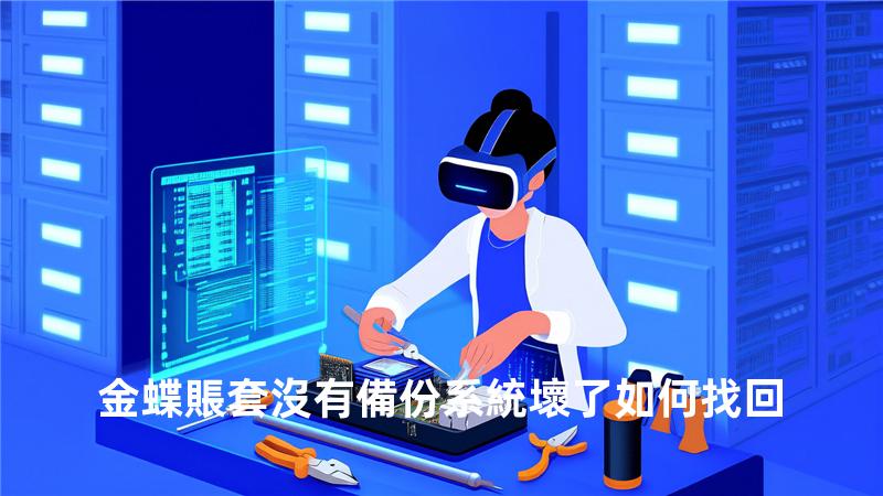 金蝶賬套沒有備份系統壞了如何找回