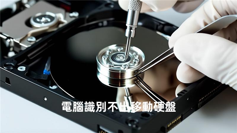 電腦識別不出移動硬盤