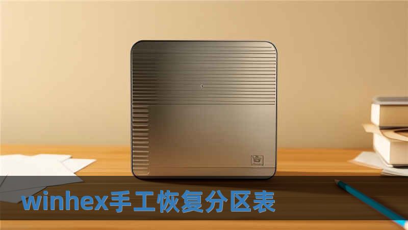 winhex手工恢復分區表