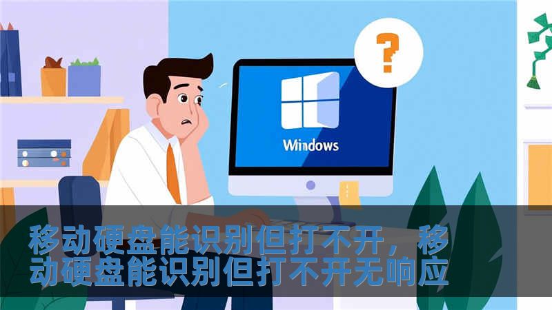 移動硬盤能識別但打不開，移動硬盤能識別但打不開無響應
