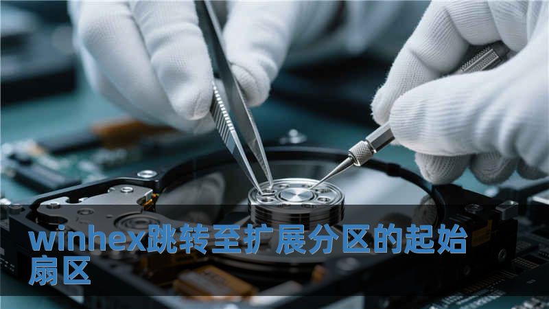 winhex跳轉至擴展分區的起始扇區