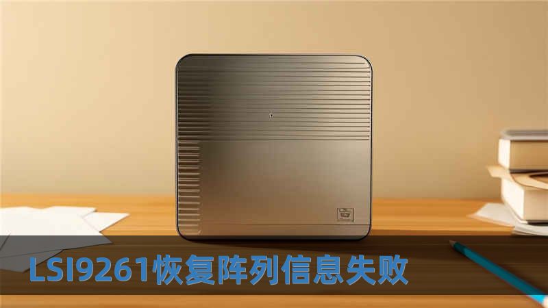LSI9261恢復陣列信息失敗
