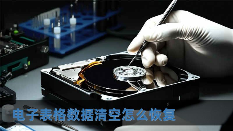 電子表格數據清空怎么恢復
