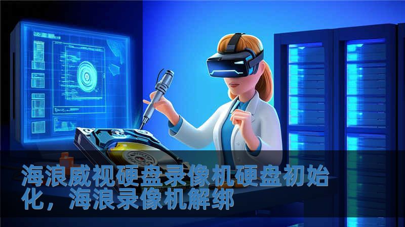 海浪威視硬盤錄像機硬盤初始化，海浪錄像機解綁