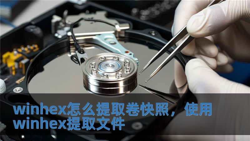 winhex怎么提取卷快照，使用winhex提取文件